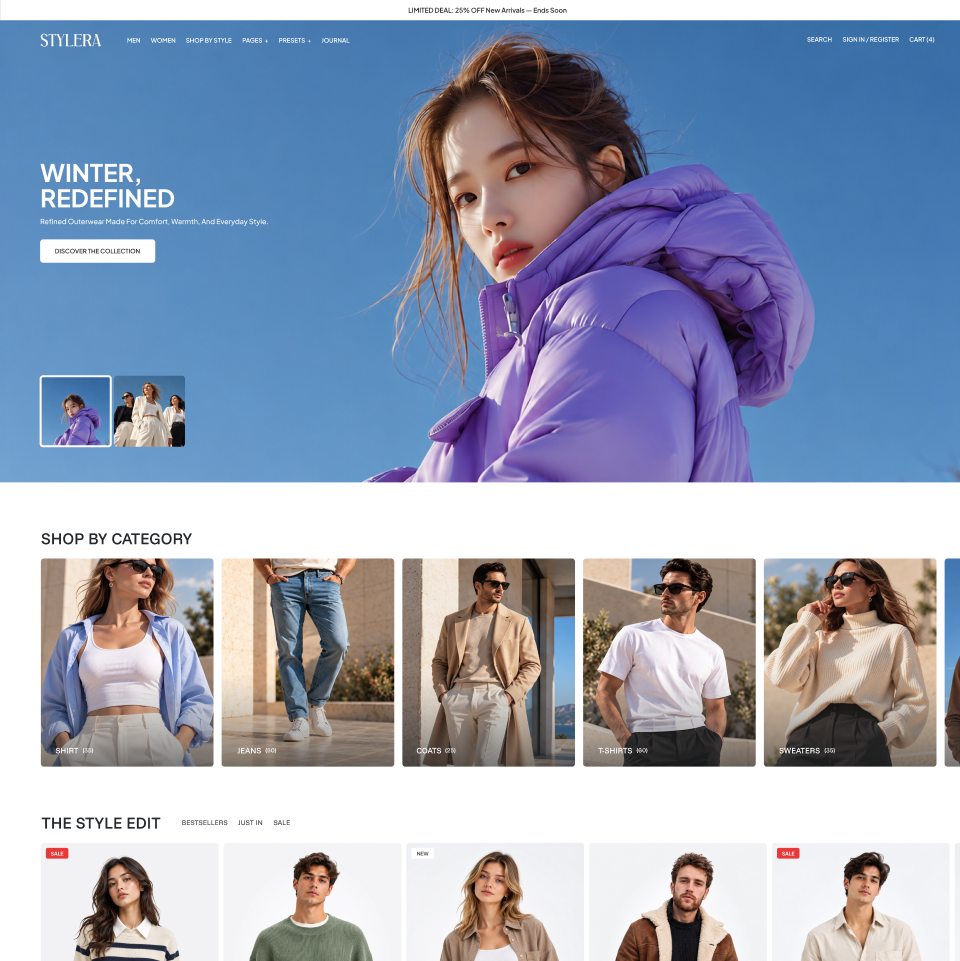 Vector theme preview
