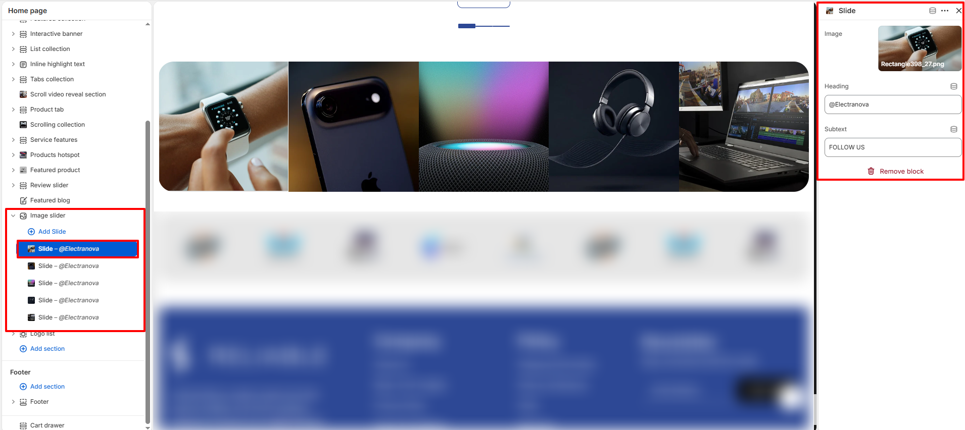 image-slider-block-settings