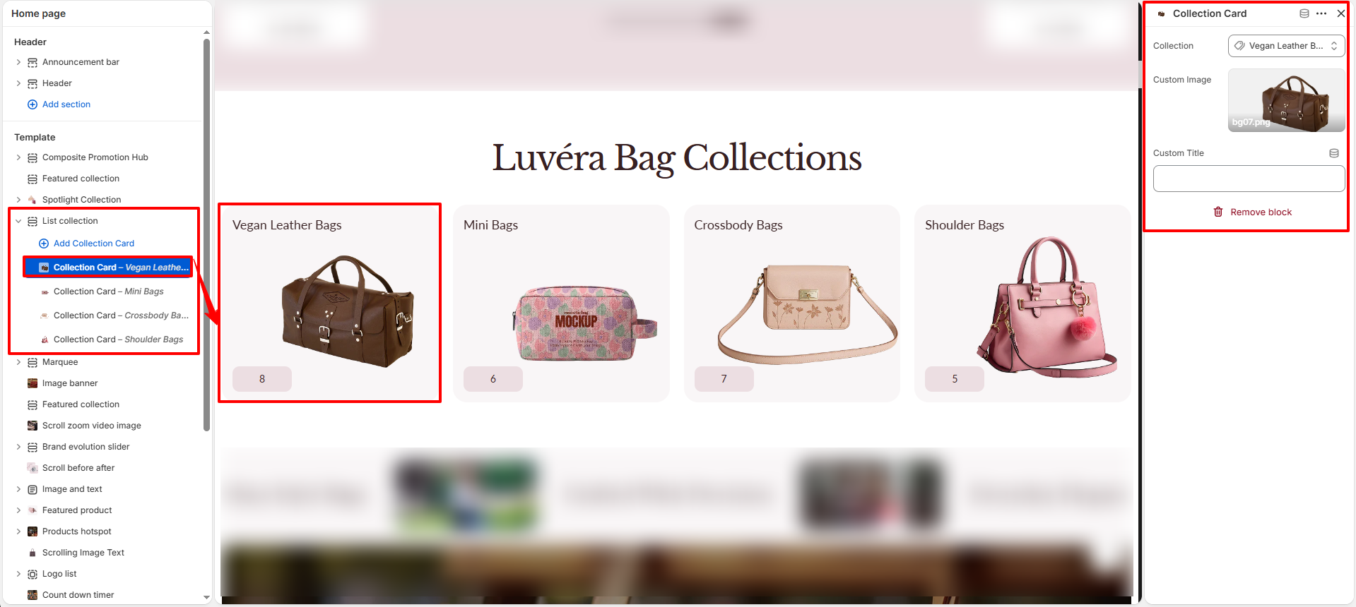list-collection-settings