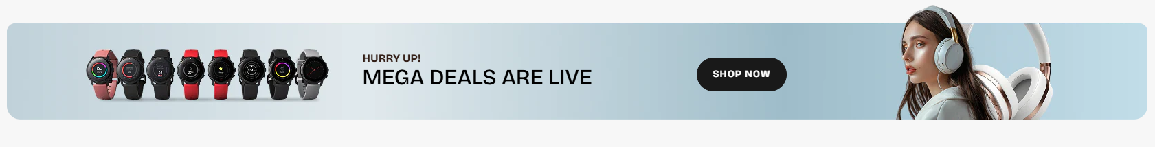 Image banner section preview