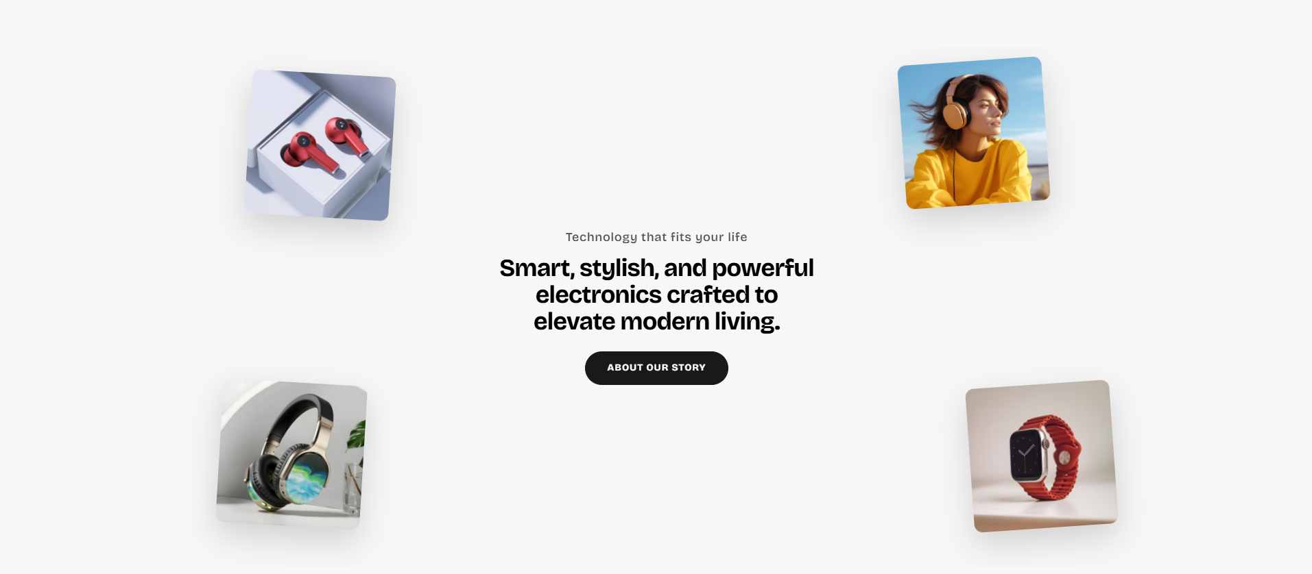 Rich text scroll image section preview